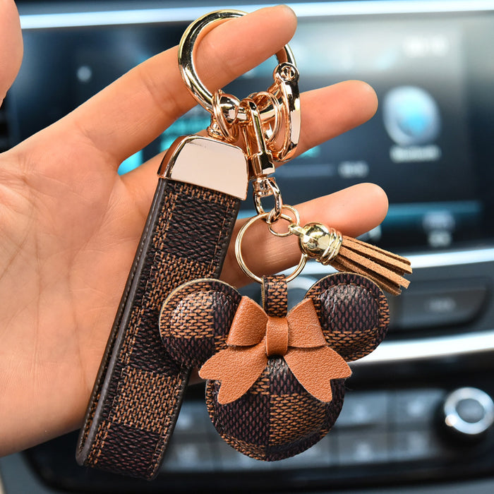 Wholesale Keychains Alloy PU Leather Cute MOQ≥2 (F) JDC-KC-GeNi001