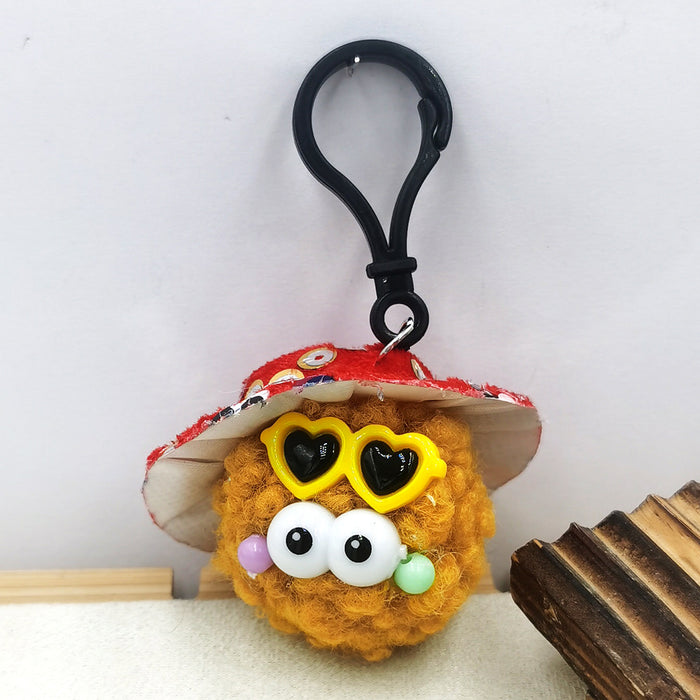 Jewelry WholesaleWholesale Cartoon Briquette Pixie Hairball Keychain MOQ≥2 JDC-KC-QiShi010 Keychains 奇释 %variant_option1% %variant_option2% %variant_option3%  Factory Price JoyasDeChina Joyas De China