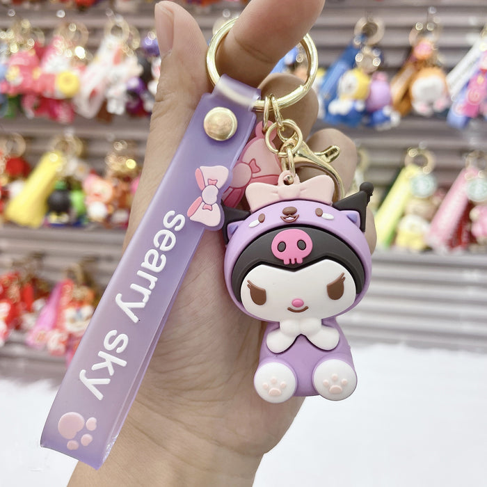 Wholesale Cartoon Soft Rubber Alloy Cute Keychain (M) MOQ≥2 JDC-KC-JuShu001