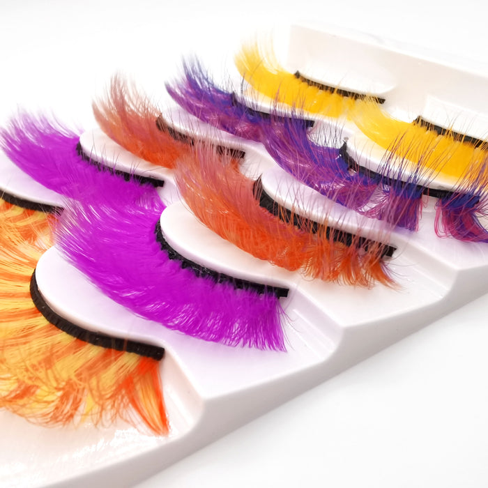 Jewelry WholesaleWholesale Color Messy False Eyelashes 5 Pairs Pack JDC-EY-LDian002 eyelashes 靓点 %variant_option1% %variant_option2% %variant_option3%  Factory Price JoyasDeChina Joyas De China