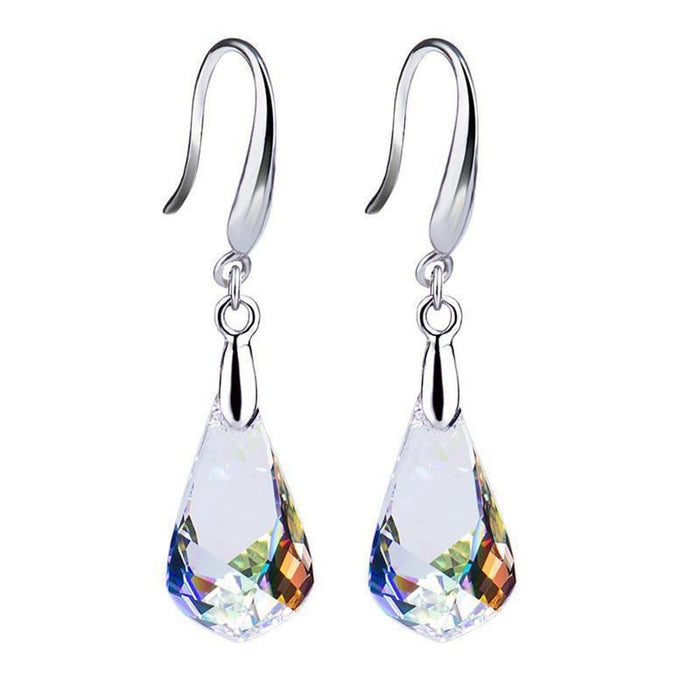 Wholesale Earrings Artificial Crystal Cute Drop Shape JDC-ES-FanMeng003