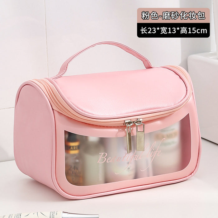 Wholesale Transparent PVC Waterproof Travel Toiletry Bag Storage Bag JDC-SB-HAO005