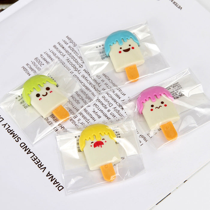 Wholesale Cartoon Smiley Popsicle Eraser MOQ≥2 JDC-EAR-XHZ002