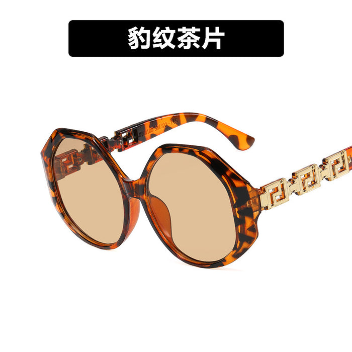 Jewelry WholesaleWholesale large box irregular vintage metal skeleton sunglasses JDC-SG-KD138 Sun Glasses 珂盾 %variant_option1% %variant_option2% %variant_option3%  Factory Price JoyasDeChina Joyas De China