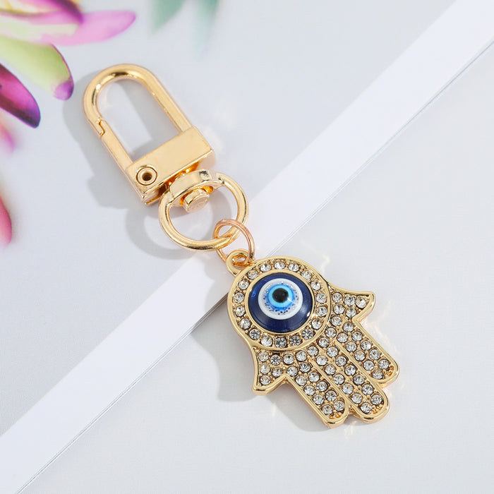 Jewelry WholesaleWholesale Devil's Eye Alloy Keychain MOQ≥6 JDC-KC-Juej001 Keychains 觉际 %variant_option1% %variant_option2% %variant_option3%  Factory Price JoyasDeChina Joyas De China