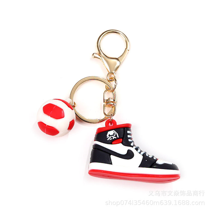 Wholesale Creative Football AJ Sneakers Keychain Car Keychain MOQ≥3 (F) JDC-KC-WYan005