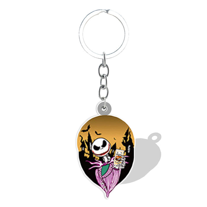 Wholesale Keychain Shrink Sheet Resin Iron Chain Anime Cartoon Cute MOQ≥2 JDC-KC-WJiao014