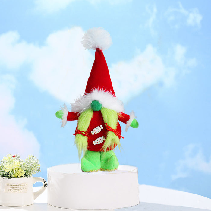 Wholesale Standing Doll Elf Christmas Doll Decoration JDC-OS-GL003