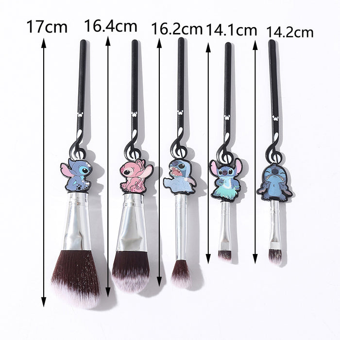 Wholesale Cartoon Metal Manmade Fiber Makeup Brush Set (M) MOQ≥3 JDC-MB-GYu001