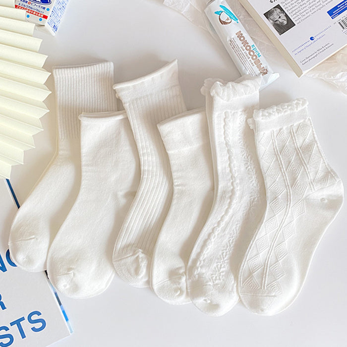 Jewelry WholesaleWholesale white lace socks JDC-SK-BuZL004 Sock 步之蓝 %variant_option1% %variant_option2% %variant_option3%  Factory Price JoyasDeChina Joyas De China