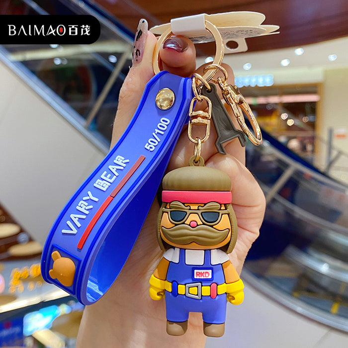 Wholesale cartoon original keychain JDC-KC-BaiM030