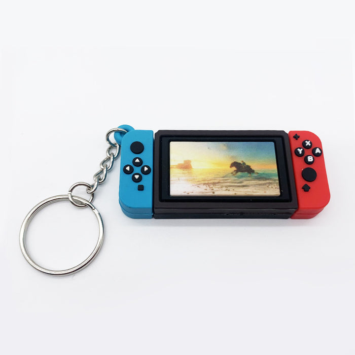 Wholesale Cartoon Silicone Game Machine Keychain MOQ≥2 JDC-KC-HAn001