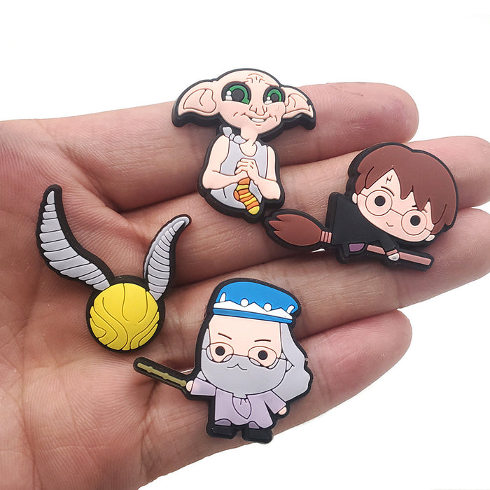 Wholesale Random 10pcs Cartoon Cute PVC DIY Accessories Croc Charms (M) JDC-CCS-WanX009