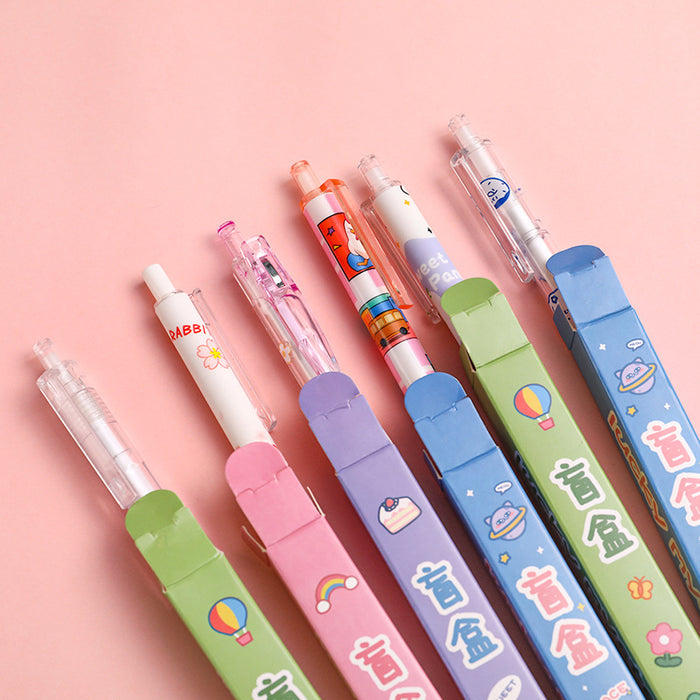 Wholesale Ballpoint Pen Plastic Stationery Blind Box Gel Pen MOQ≥2 JDC-BP-XinK002