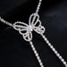 Jewelry WholesaleWholesale Long Tassel Butterfly Rhinestone NecklaceJDC-NE-JLiang006 Necklaces 金良 %variant_option1% %variant_option2% %variant_option3%  Factory Price JoyasDeChina Joyas De China