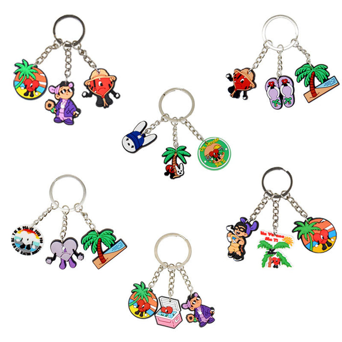 Wholesale Keychain PVC Cute Cartoon Pendant MOQ≥10 (M) JDC-KC-BZYH007