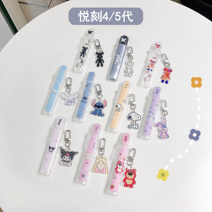 Wholesale protective case transparent cartoon soft shell smoke rod box cover MOQ≥2 JDC-KC-JiaYY001