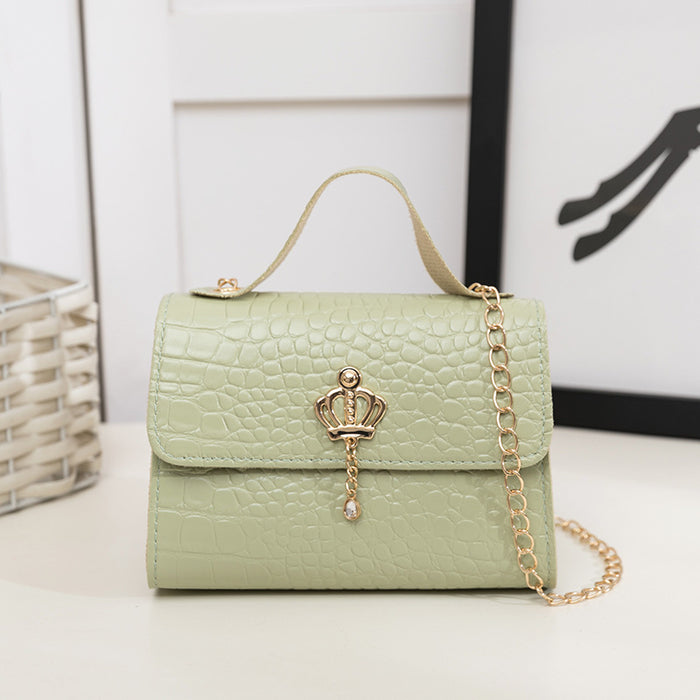 Wholesale crocodile pattern small square bag fresh messenger bag JDC-HB-ShiC002