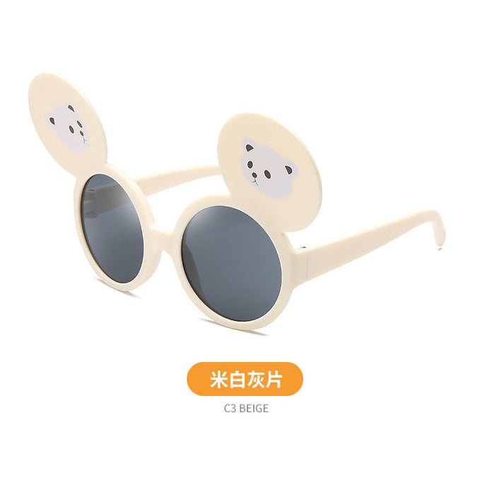 Jewelry WholesaleWholesale children's cartoon big ears cute bear PC glasses JDC-SG-KaiX006 Sunglasses 凯祥 %variant_option1% %variant_option2% %variant_option3%  Factory Price JoyasDeChina Joyas De China