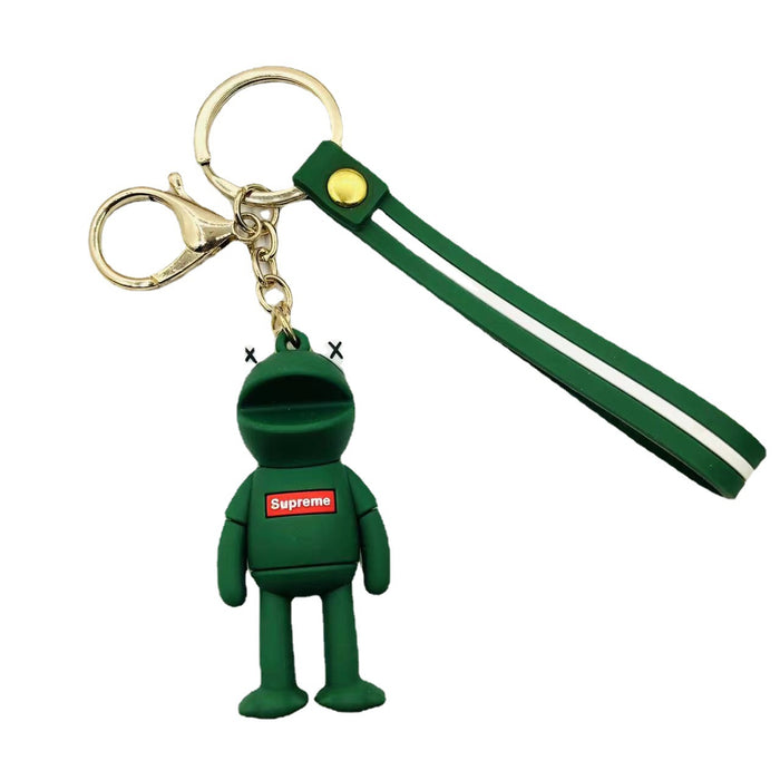 Wholesale doll long legs frog keychain JDC-KC-CunY003