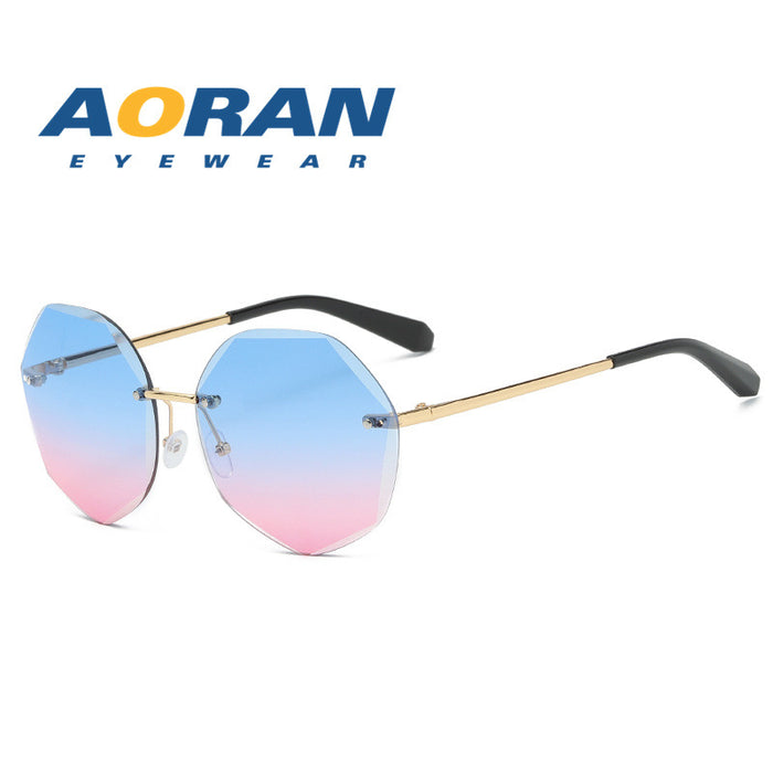 Jewelry WholesaleWholesale frameless sunscreen thin anti ultraviolet Sunglasses JDC-SG-AoR004 Sunglasses 奥然 %variant_option1% %variant_option2% %variant_option3%  Factory Price JoyasDeChina Joyas De China