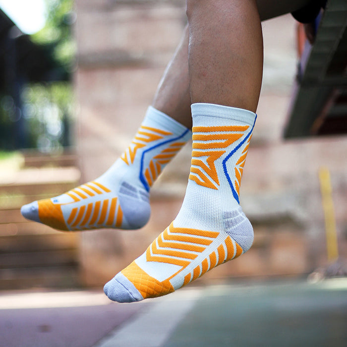 Wholesale Socks Nylon Breathable Sports Men's Mid-tube Socks MOQ≥3 JDC-SK-ChenXi002