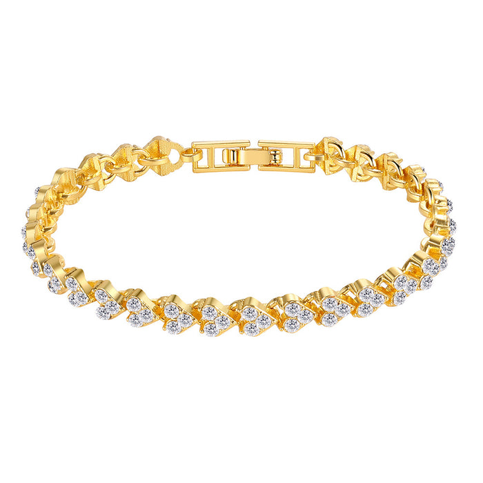 Jewelry WholesaleWholesale temperament full diamond single row bracelet JDC-BT-F926 Bracelet 韩之尚 %variant_option1% %variant_option2% %variant_option3%  Factory Price JoyasDeChina Joyas De China