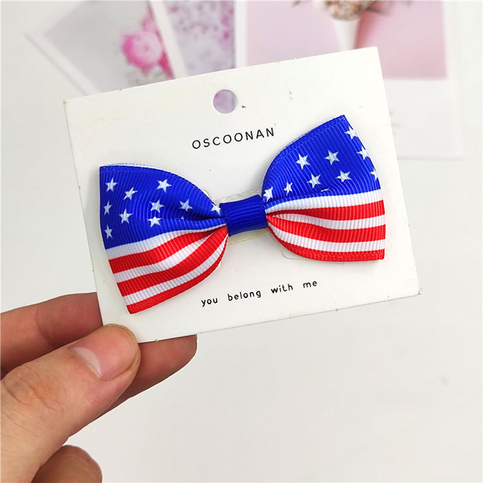 Wholesale pure fish scales multicolor girl bow hair tie hair clip JDC-HC-Junm006