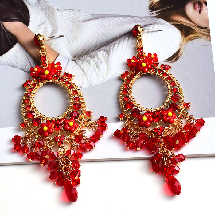 Jewelry WholesaleWholesale Color Rhinestone Alloy Earrings JDC-ES-SK096 Earrings 深刻 %variant_option1% %variant_option2% %variant_option3%  Factory Price JoyasDeChina Joyas De China