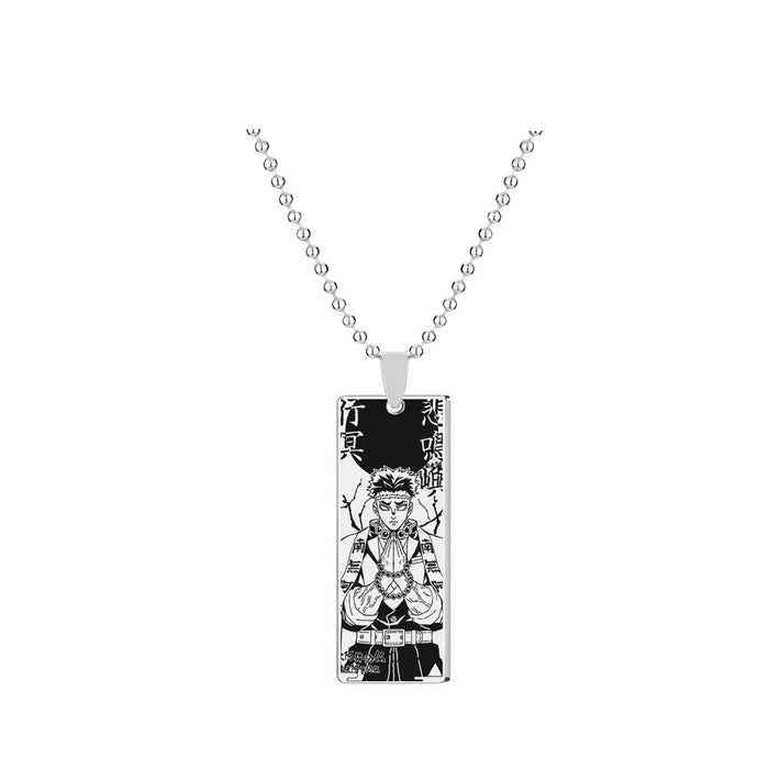 Wholesale Cute Nedouzi Character Stainless Steel Laser Necklace (M) JDC-NE-GSGR005