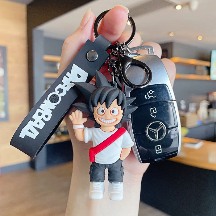 Wholesale Keychains For Backpacks creative key chain cartoon silicone car key chain pendant JDC-KC-JG235