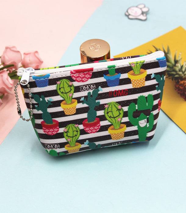 Jewelry WholesaleWholesale Cactus Storage PU Coin Purse Creative Cartoon Wallet JDC-WT-Donglej018 Wallet 东津 %variant_option1% %variant_option2% %variant_option3%  Factory Price JoyasDeChina Joyas De China