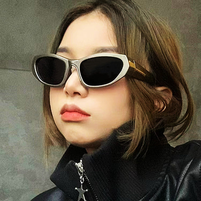 Wholesale Sunglasses PC Retro Outdoor UV Protection MOQ≥2 JDC-SG-MinL004