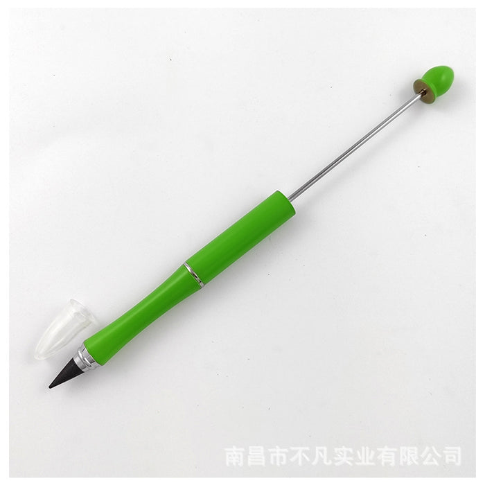 Wholesale Beadable Pens DIY Metal  Pencil With Eraser JDC-PC-BF004