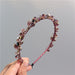 Jewelry WholesaleWholesale fishing line bundled crystal rhinestone hair band JDC-HD-ZC008 Headband 智承 %variant_option1% %variant_option2% %variant_option3%  Factory Price JoyasDeChina Joyas De China