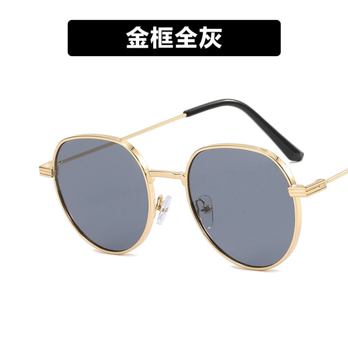 Wholesale Sunglass Resin Lens Metal Frame JDC-SG-PLS096