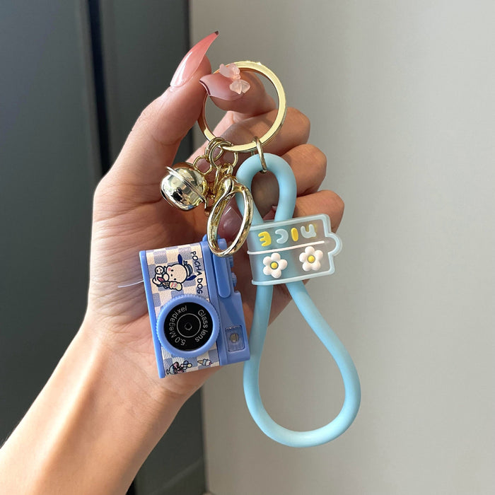 Wholesale Keychain Plastic Cute Camera Sound and Glow MOQ≥2 JDC-KC-GHui025