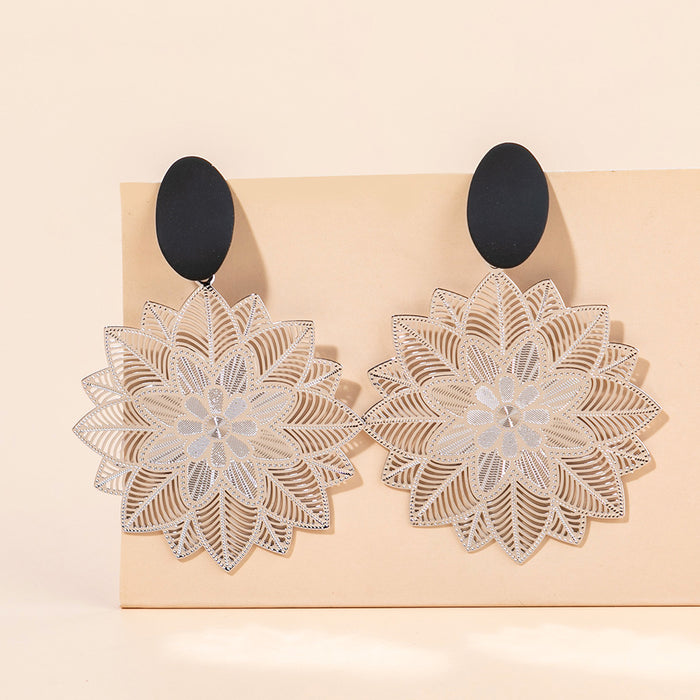 Wholesale Cutout Design Sense Premium Earrings  MOQ≥3 JDC-ES-XLH009