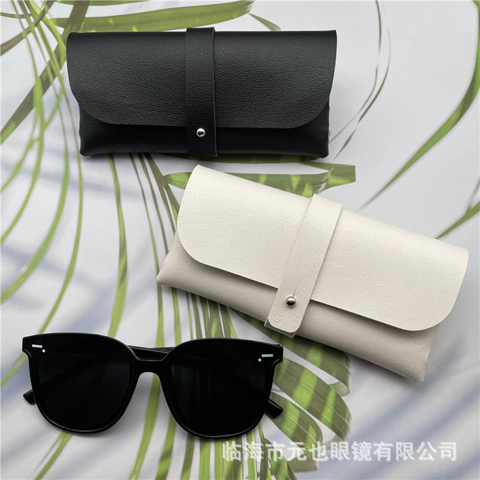 Jewelry WholesaleWholesale white leather glasses case JDC-SG-JinF028 Sunglasses 季丰 %variant_option1% %variant_option2% %variant_option3%  Factory Price JoyasDeChina Joyas De China