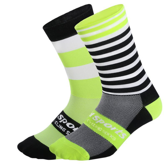 Wholesale Sock Nylon Cycling Socks Cycling Moisture Wicking Mid Tube JDC-SK-QiT007