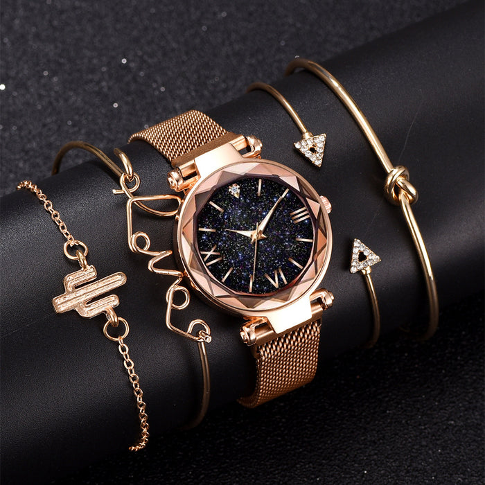 Jewelry WholesaleWholesale Alloy Quartz Ladies Watch Set JDC-WH-Qimiao006 Watch 祈妙 %variant_option1% %variant_option2% %variant_option3%  Factory Price JoyasDeChina Joyas De China