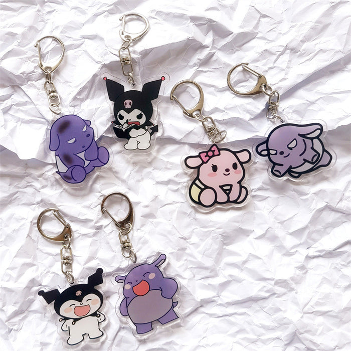 Wholesale Keychain Acrylic Cute Cartoon Pendant MOQ≥2 (S) JDC-KC-ChuangYin002