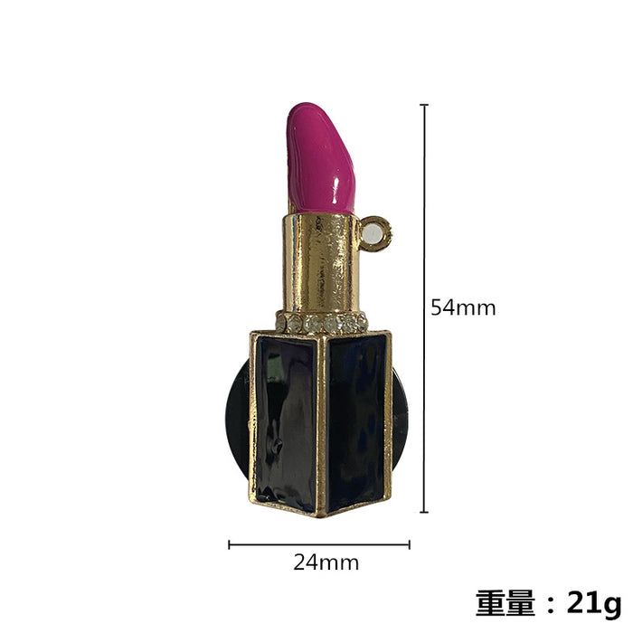 Wholesale Car Accessories Metal Lips Lipstick Diamonds Outlet Perfume Clip MOQ≥2 JDC-CA-ZNYK012