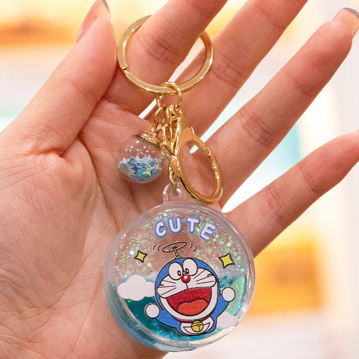 Wholesale keychain PVC soft acrylic pendant cute cartoon MOQ≥5 JDC-KC-HHY002