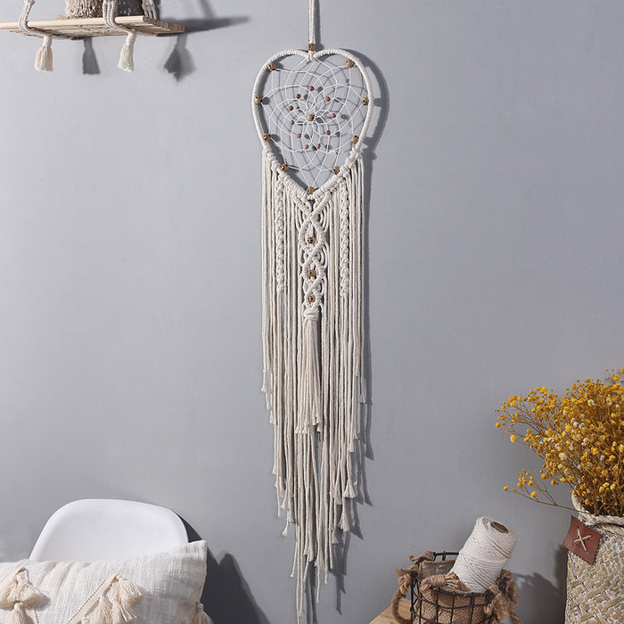 Wholesale Love Dream Catcher Woven Tapestry Wall Decoration MOQ≥2 JDC-DC-RXin015