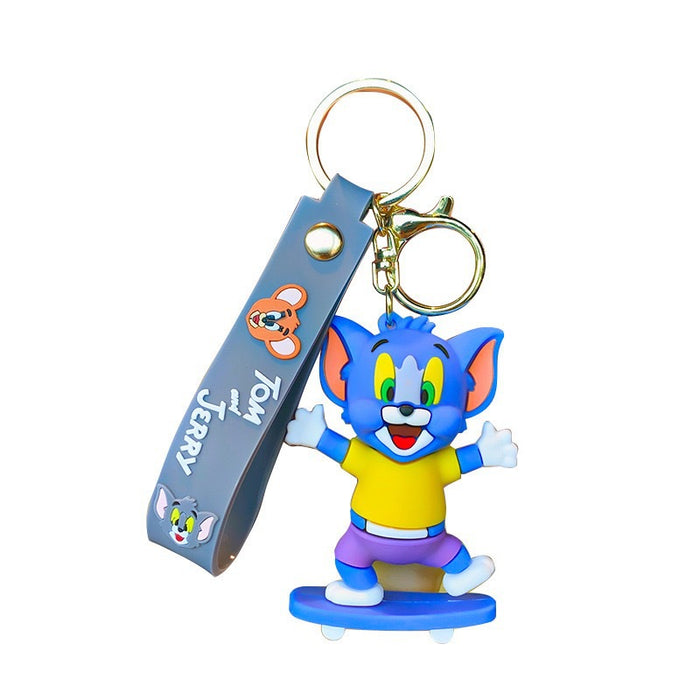 Wholesale Silicone Cute Cartoon Keychain JDC-KC-Chaow005