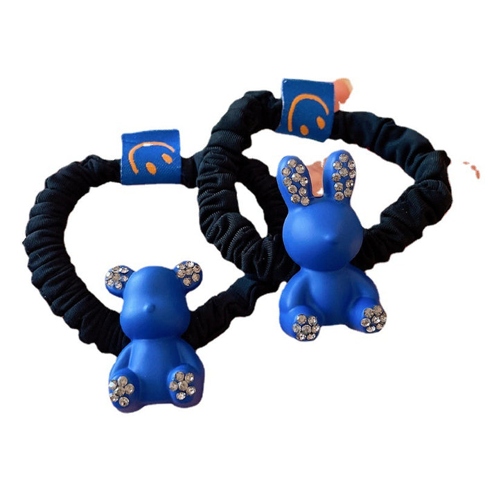 Jewelry WholesaleWholesale Klein Blue Bear Hair Scrunchies JDC-HS-GSFS007 Hair Scrunchies 夙尚 %variant_option1% %variant_option2% %variant_option3%  Factory Price JoyasDeChina Joyas De China