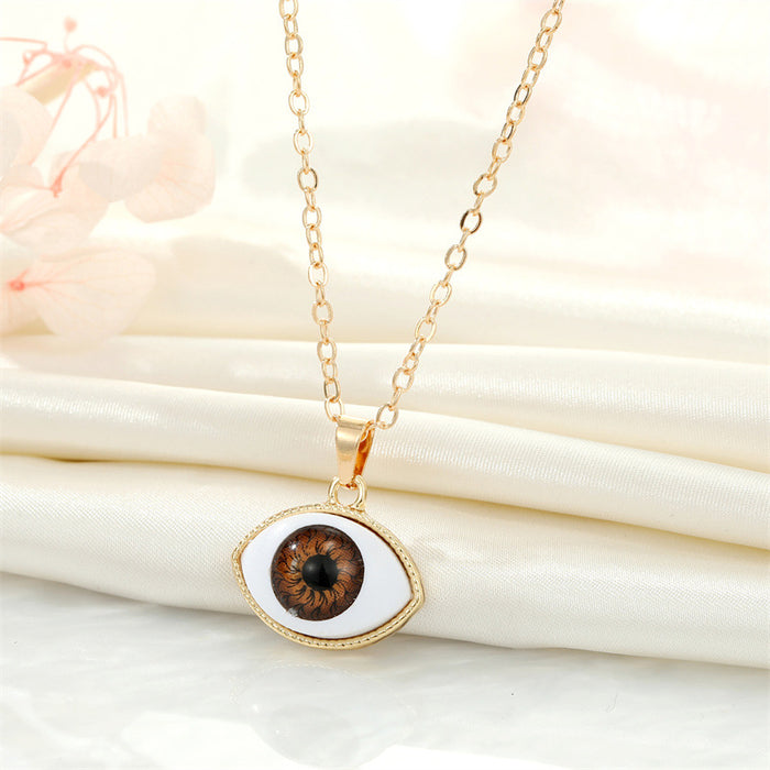 Jewelry WholesaleWholesale vintage stereoscopic eye bead necklace MOQ≥3 JDC-NE-Juej008 Necklaces 觉际 %variant_option1% %variant_option2% %variant_option3%  Factory Price JoyasDeChina Joyas De China