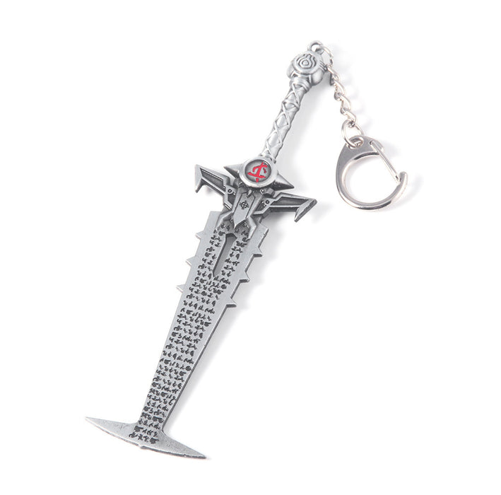 Wholesale Keychain Zinc Alloy Sword Pendant JDC-KC-MM014