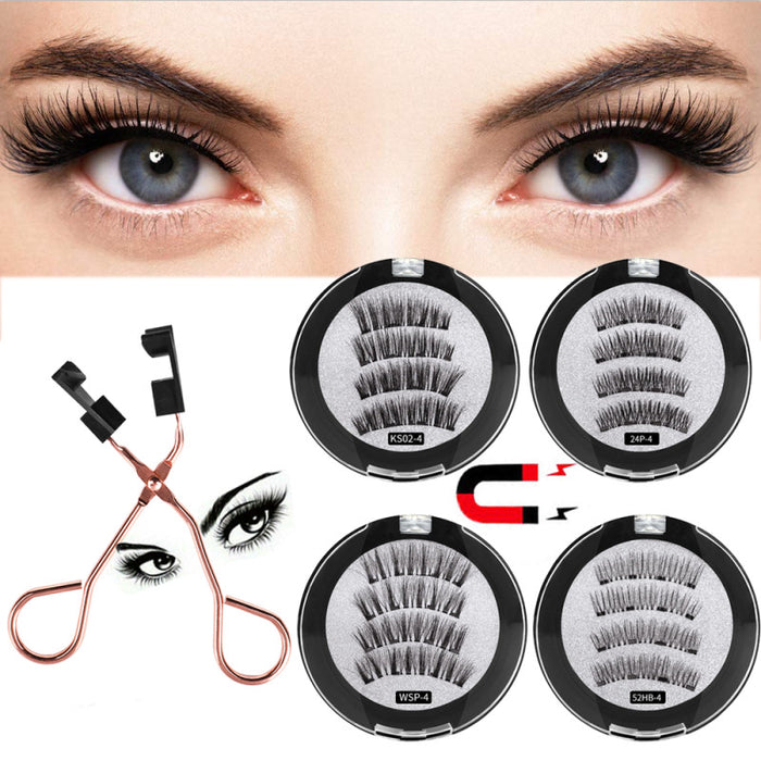 Wholesale eyelashes man-made fiber magnetic false eyelashes MOQ≥3 JDC-EY-YSM001